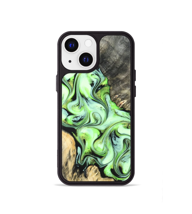 iPhone 13 mini Wood Phone Case - Ellie (Neon, 822206)