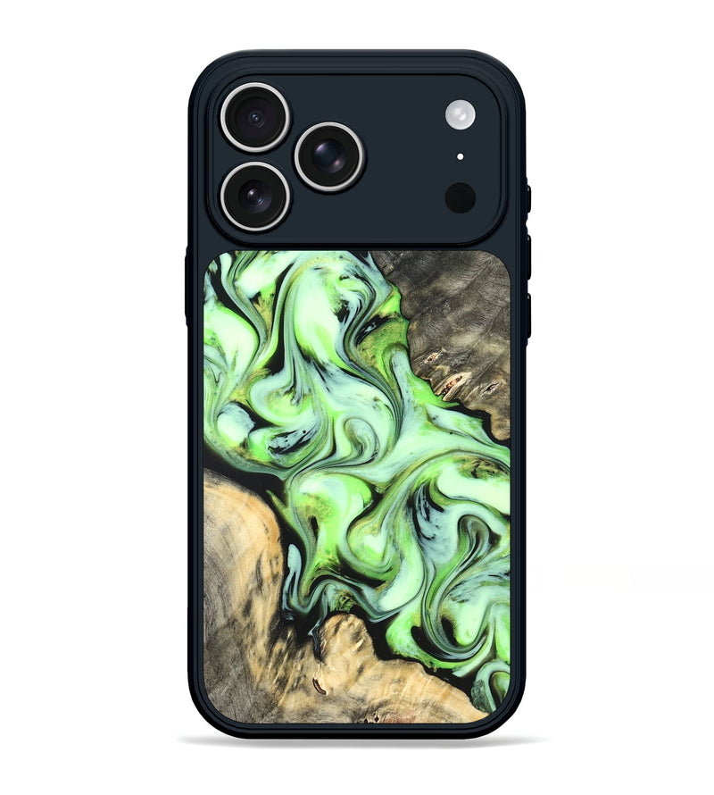 iPhone 17 Pro Max Wood Phone Case - Ellie (Neon, 822206)