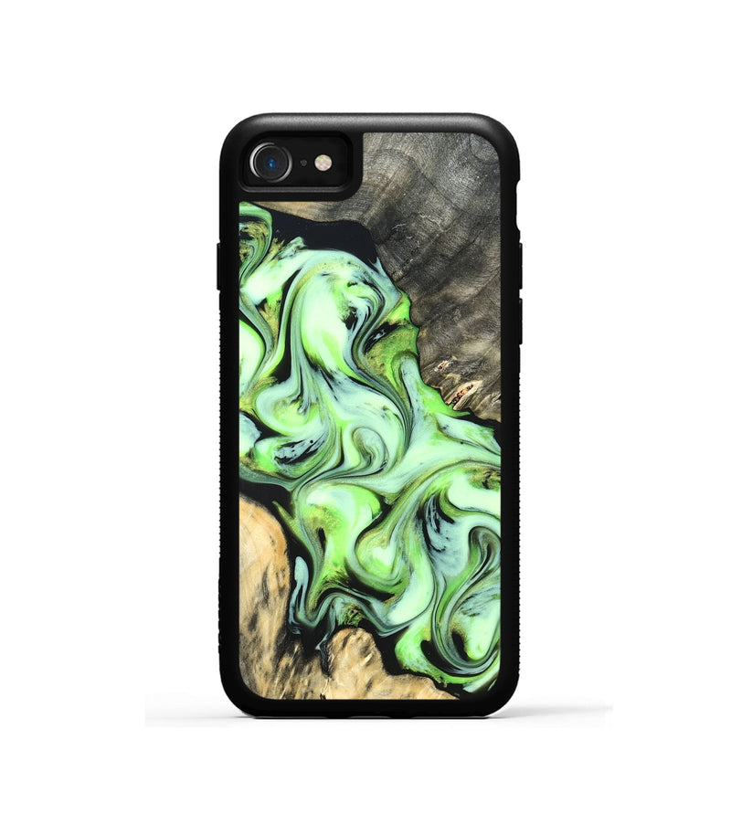 iPhone SE Wood Phone Case - Ellie (Neon, 822206)