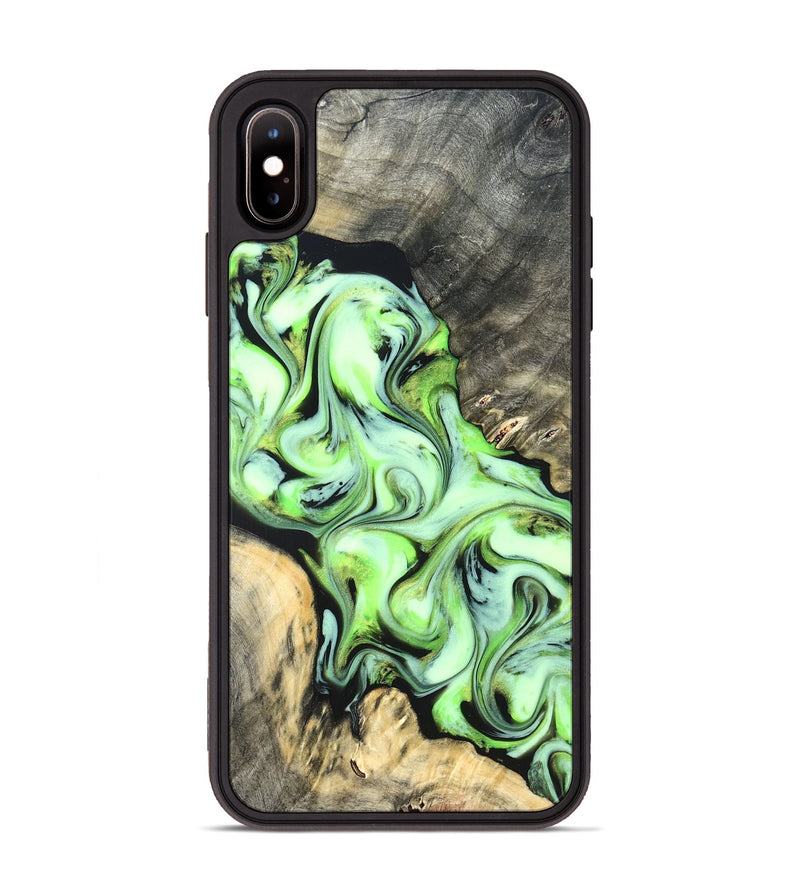 iPhone Xs Max Wood Phone Case - Ellie (Neon, 822206)