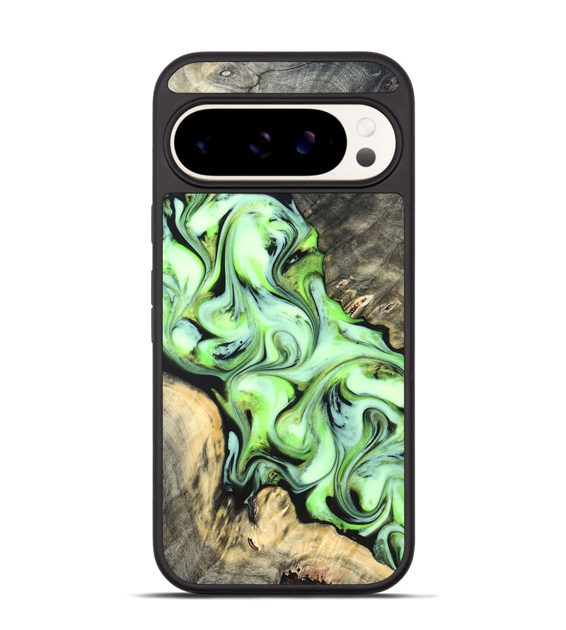 Pixel 9 Wood Phone Case - Ellie (Neon, 822206)