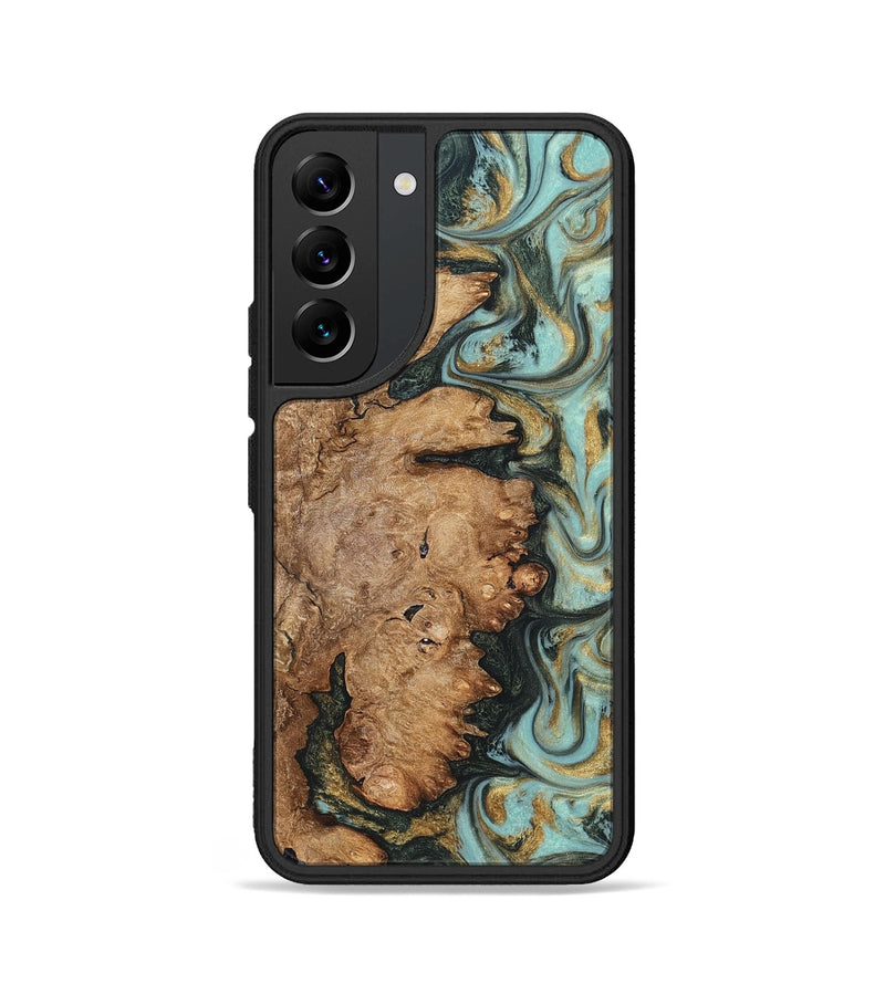 Galaxy S22 Wood Phone Case - Noa (Green, 822207)