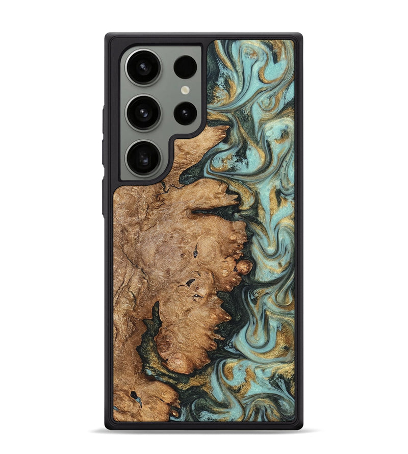 Galaxy S24 Ultra Wood Phone Case - Noa (Green, 822207)