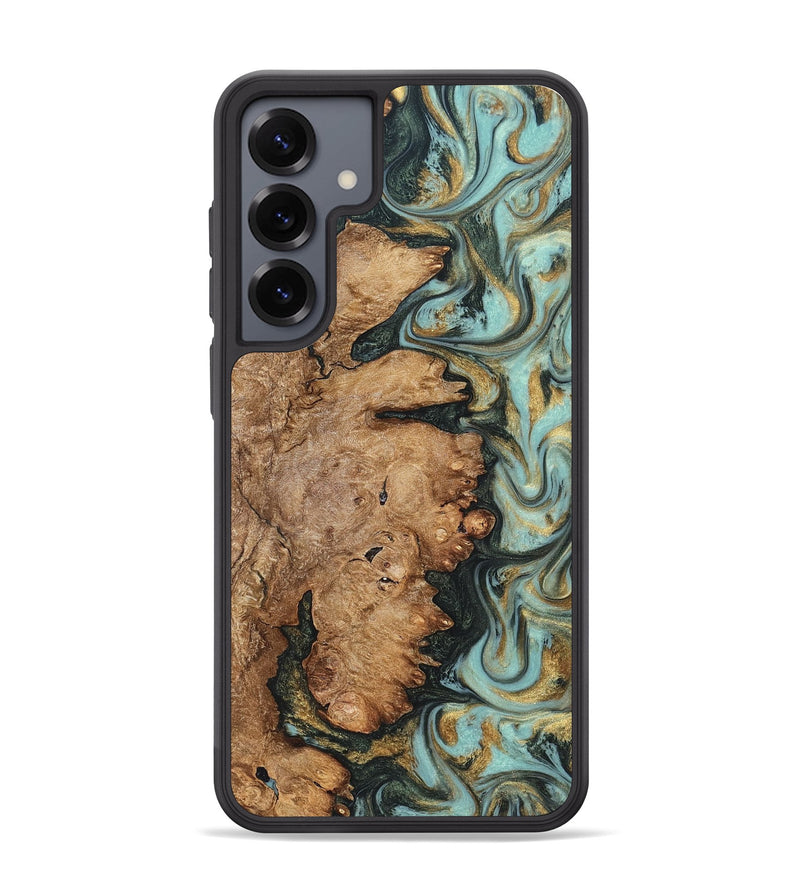 Galaxy S25 Plus Wood Phone Case - Noa (Green, 822207)