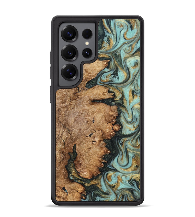 Galaxy S25 Ultra Wood Phone Case - Noa (Green, 822207)