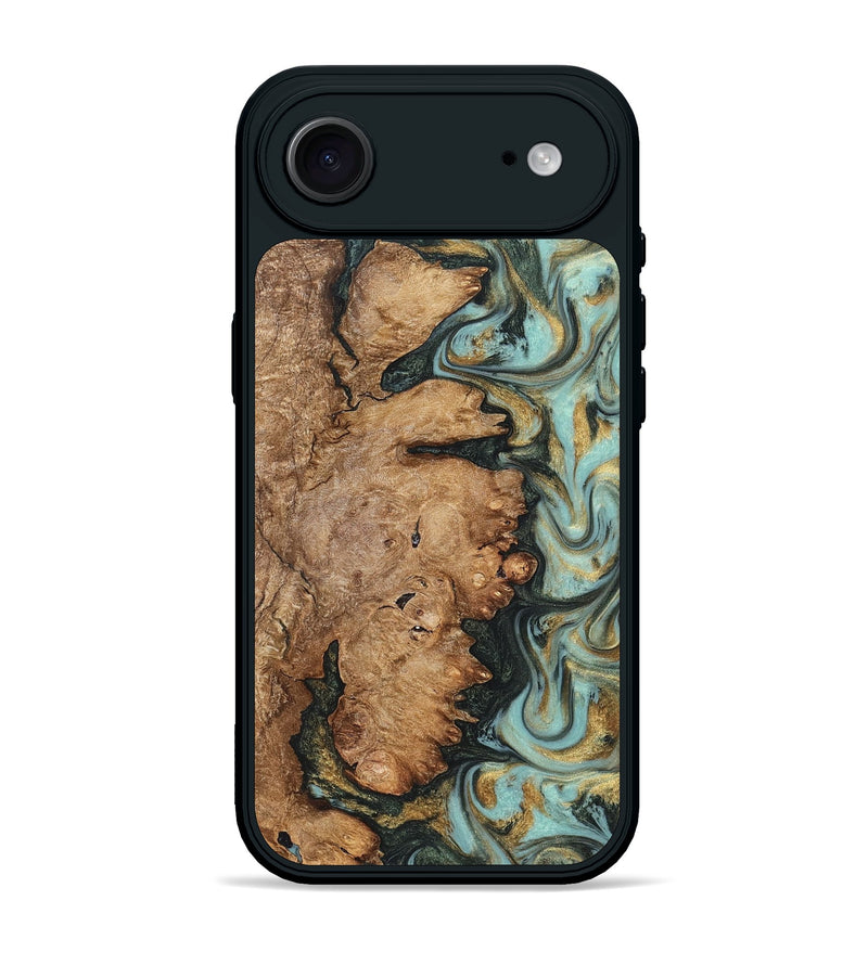 iPhone 17 Air Wood Phone Case - Noa (Green, 822207)