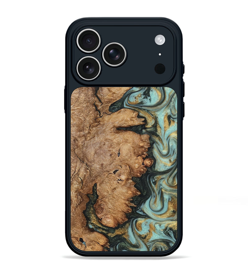 iPhone 17 Pro Max Wood Phone Case - Noa (Green, 822207)
