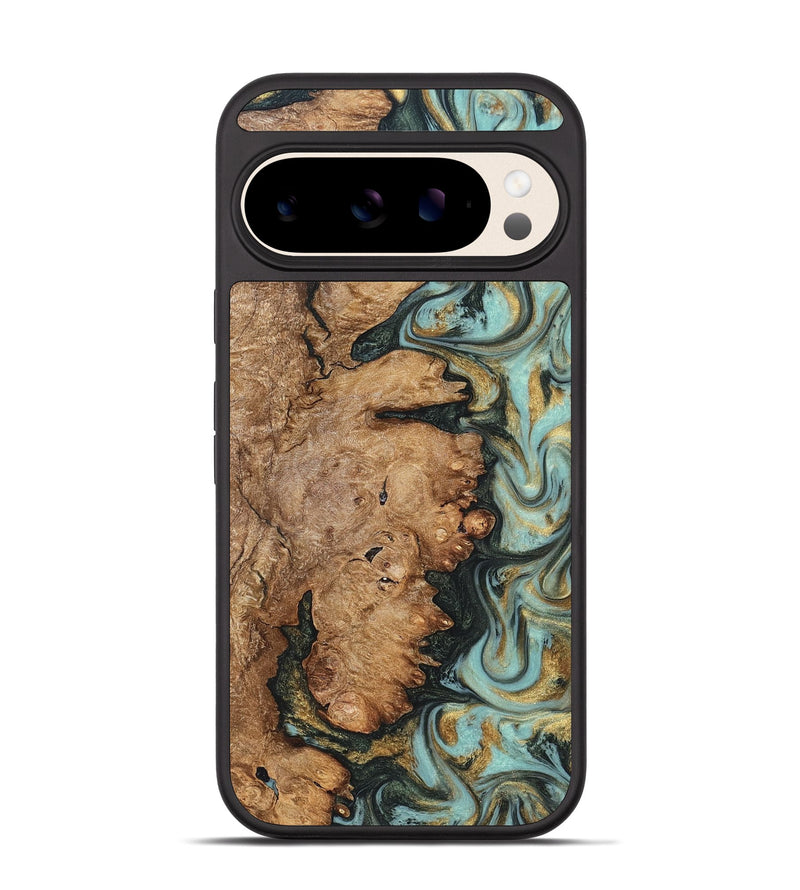 Pixel 10 Wood Phone Case - Noa (Green, 822207)