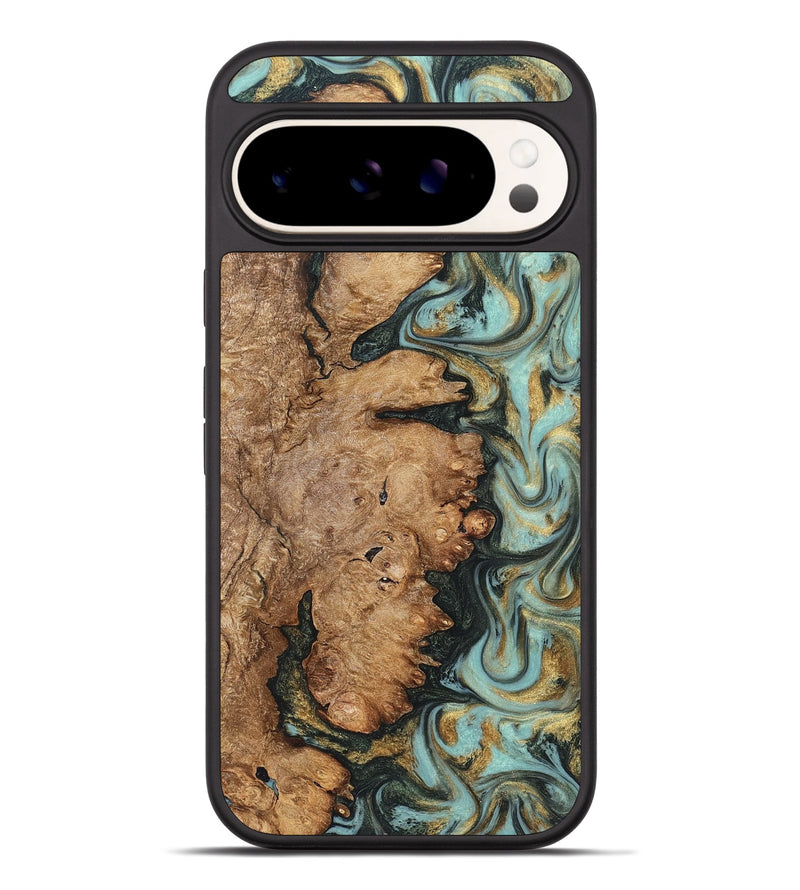 Pixel 9 Pro XL Wood Phone Case - Noa (Green, 822207)