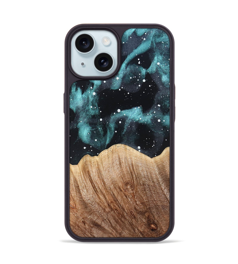 iPhone 15 Wood Phone Case - Kora (Cosmos, 822210)