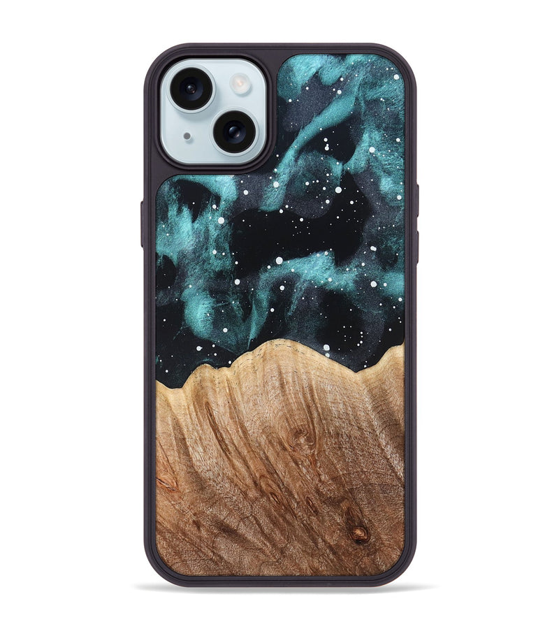 iPhone 15 Plus Wood Phone Case - Kora (Cosmos, 822210)