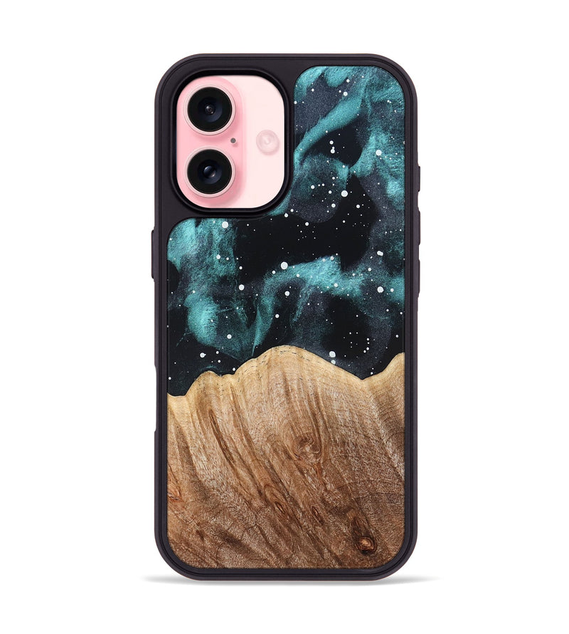 iPhone 16 Wood Phone Case - Kora (Cosmos, 822210)