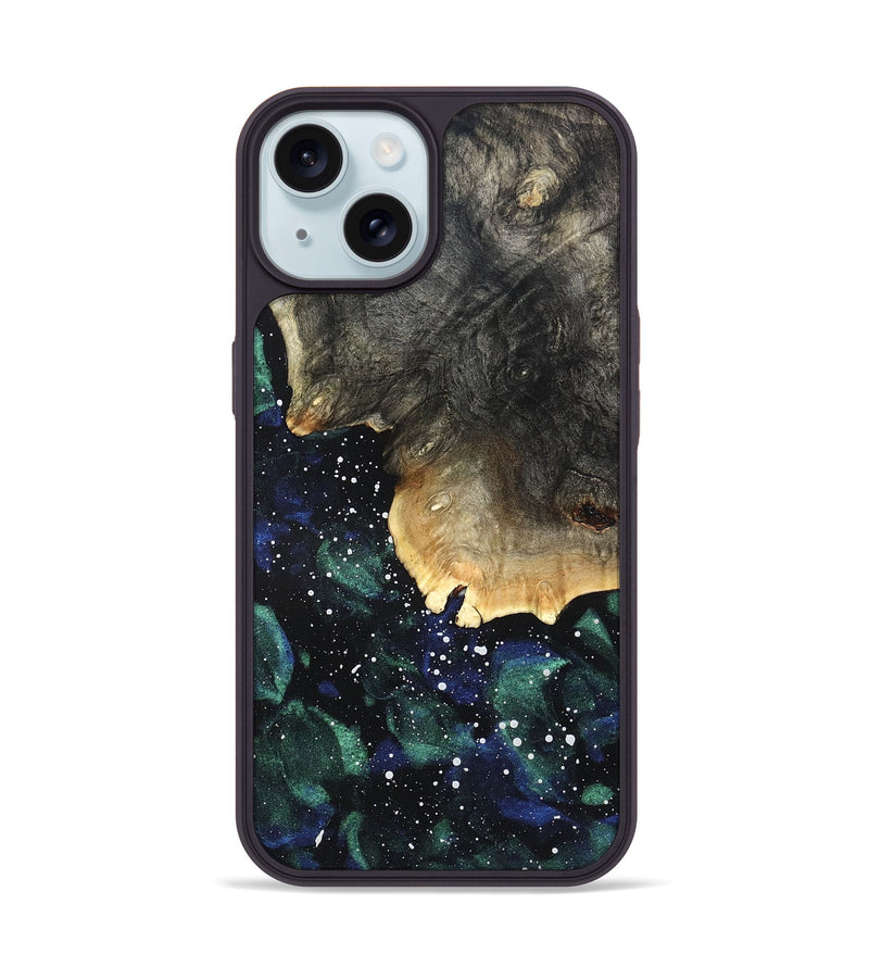 iPhone 15 Wood Phone Case - Aaden (Cosmos, 822216)