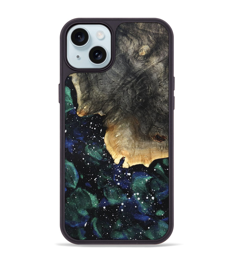 iPhone 15 Plus Wood Phone Case - Aaden (Cosmos, 822216)