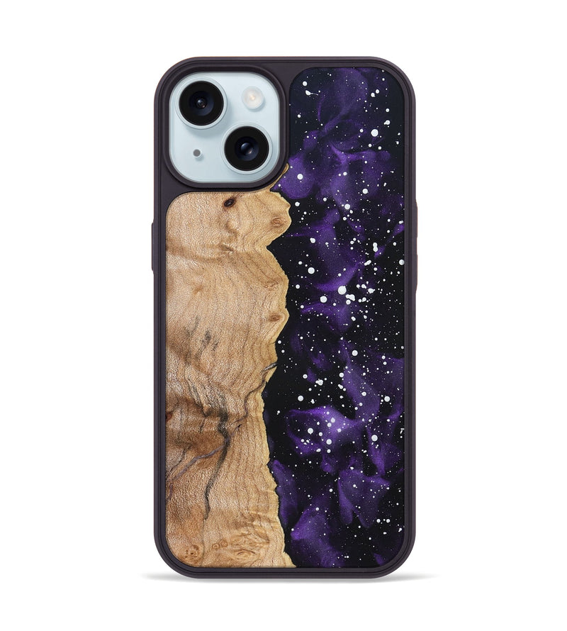 iPhone 15 Wood Phone Case - Rio (Cosmos, 822217)