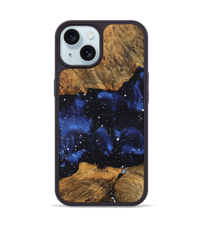 iPhone 15 Wood Phone Case - Ameer (Cosmos, 822218)