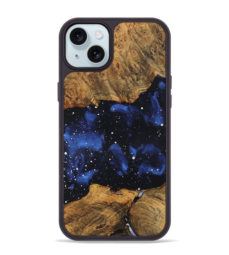 iPhone 15 Plus Wood Phone Case - Ameer (Cosmos, 822218)