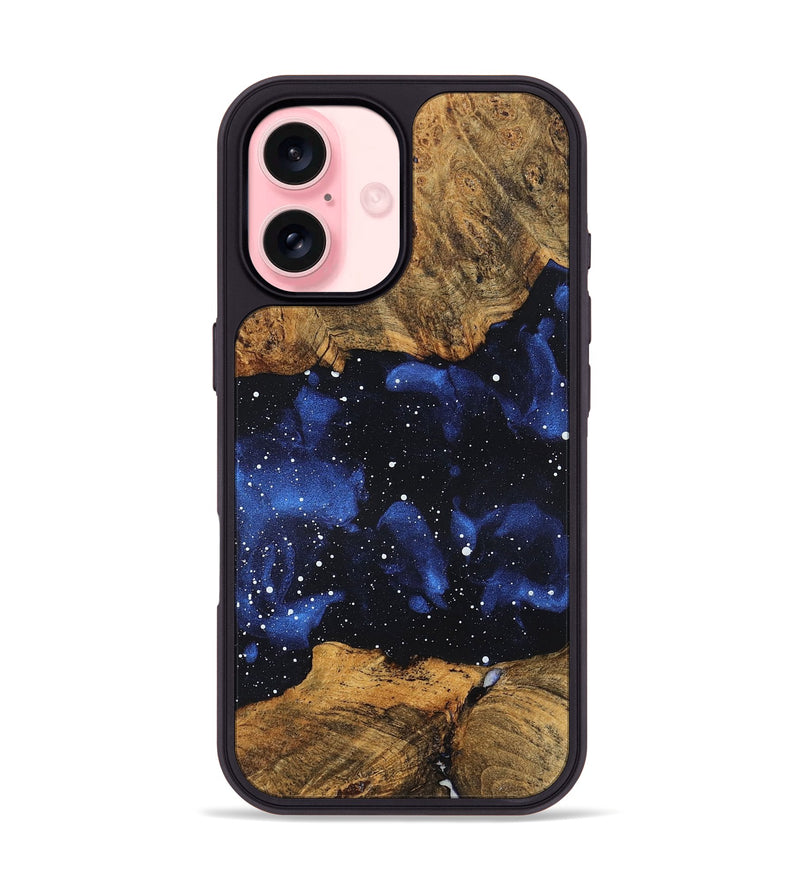 iPhone 16 Wood Phone Case - Ameer (Cosmos, 822218)
