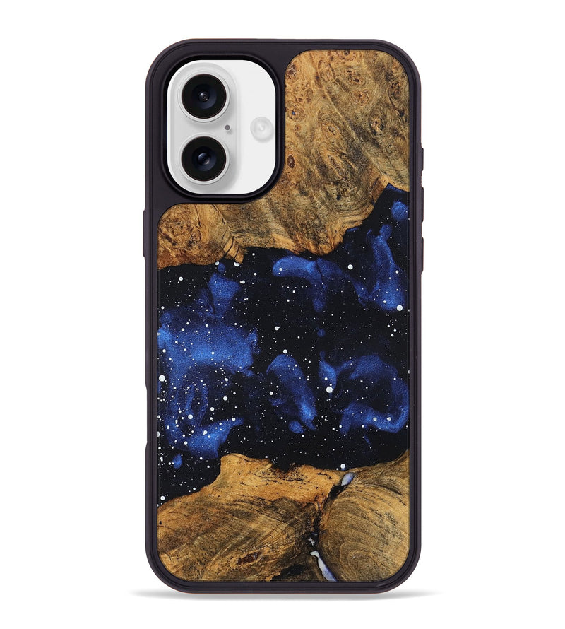 iPhone 16 Plus Wood Phone Case - Ameer (Cosmos, 822218)