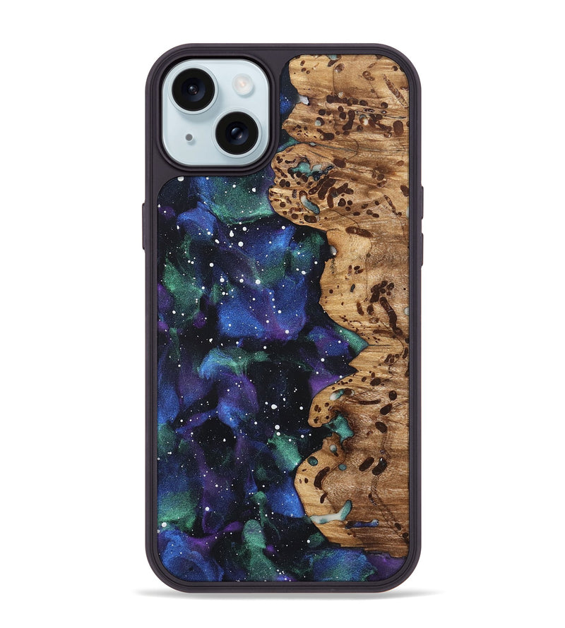 iPhone 15 Plus Wood Phone Case - Christa (Cosmos, 822219)