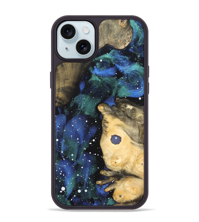 iPhone 15 Plus Wood Phone Case - Lorie (Cosmos, 822220)
