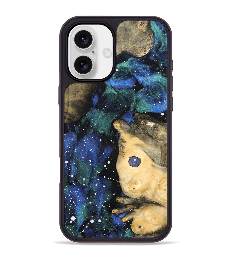 iPhone 16 Plus Wood Phone Case - Lorie (Cosmos, 822220)