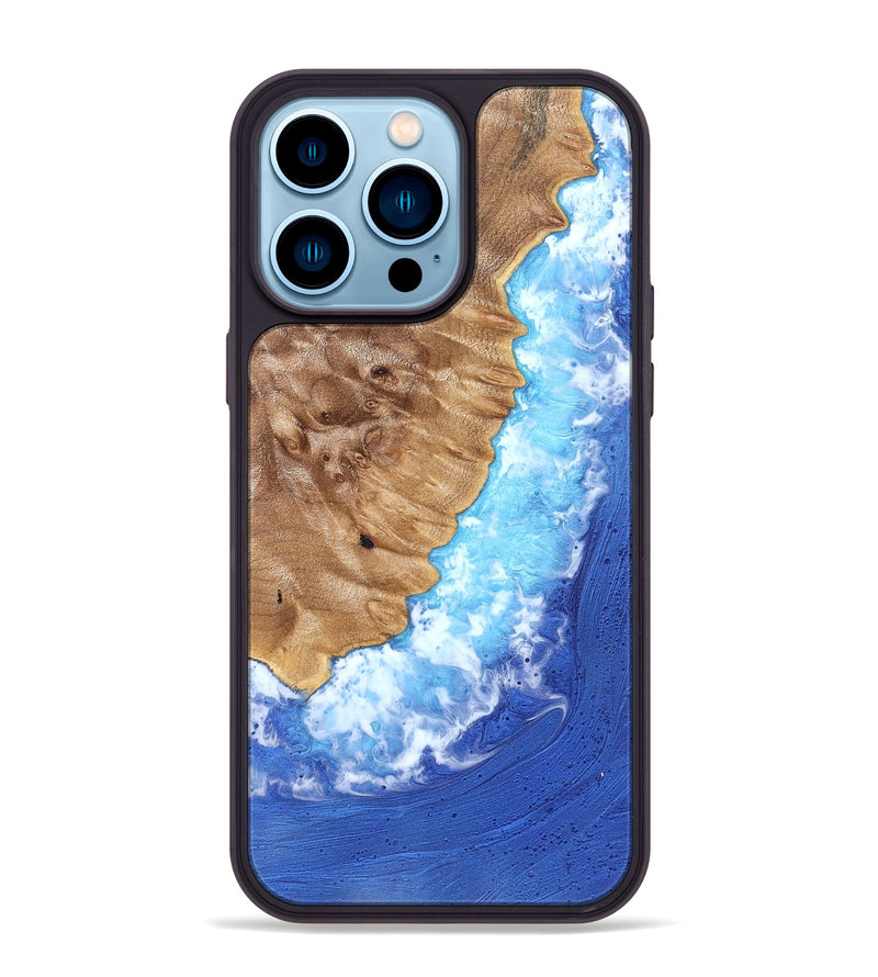 iPhone 14 Pro Max Wood Phone Case - Tiera (Coastal, 822228)