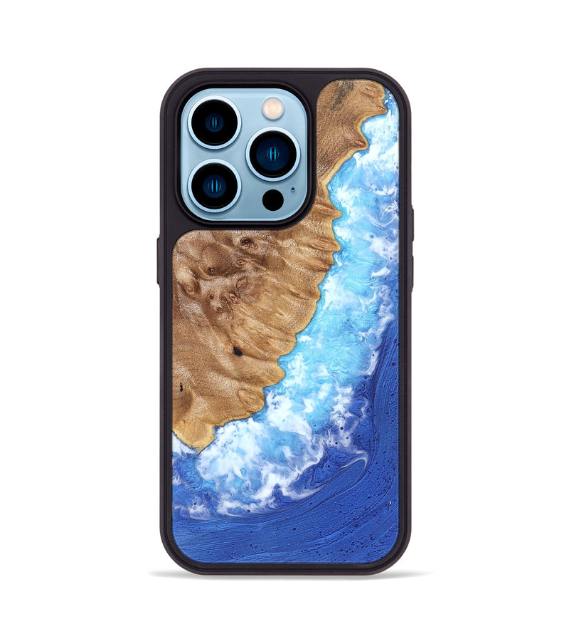 iPhone 14 Pro Wood Phone Case - Tiera (Coastal, 822228)