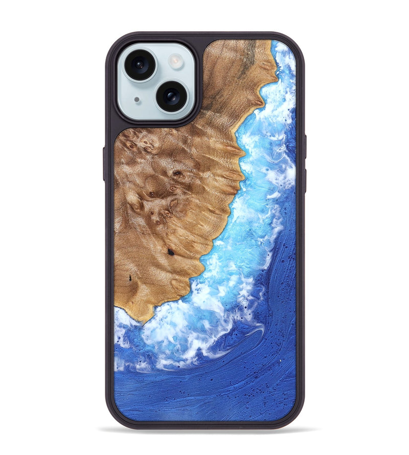 iPhone 15 Plus Wood Phone Case - Tiera (Coastal, 822228)