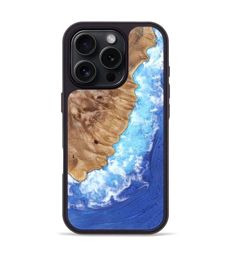 iPhone 16 Pro Wood Phone Case - Tiera (Coastal, 822228)