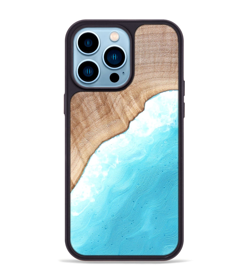 iPhone 14 Pro Max Wood Phone Case - Sheena (Coastal, 822229)