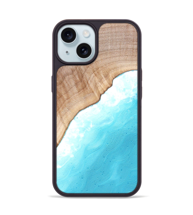 iPhone 15 Wood Phone Case - Sheena (Coastal, 822229)