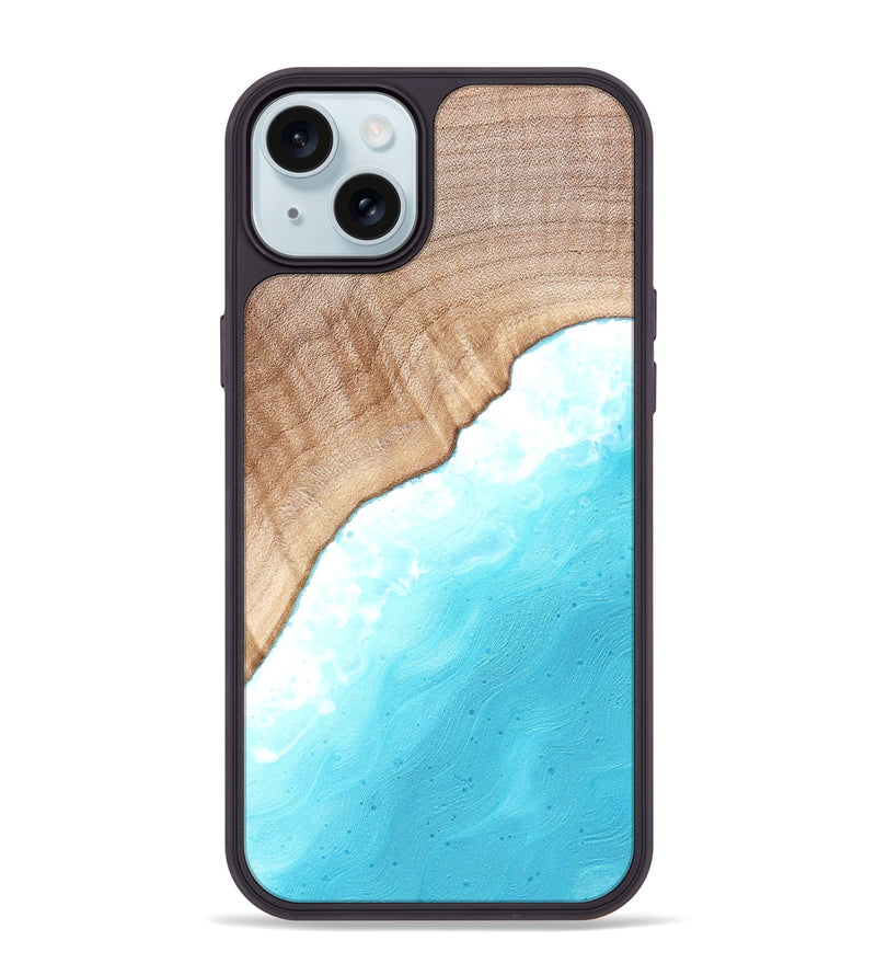 iPhone 15 Plus Wood Phone Case - Sheena (Coastal, 822229)