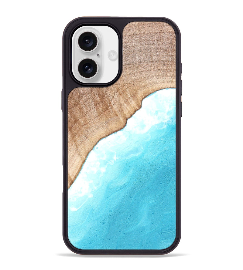 iPhone 16 Plus Wood Phone Case - Sheena (Coastal, 822229)