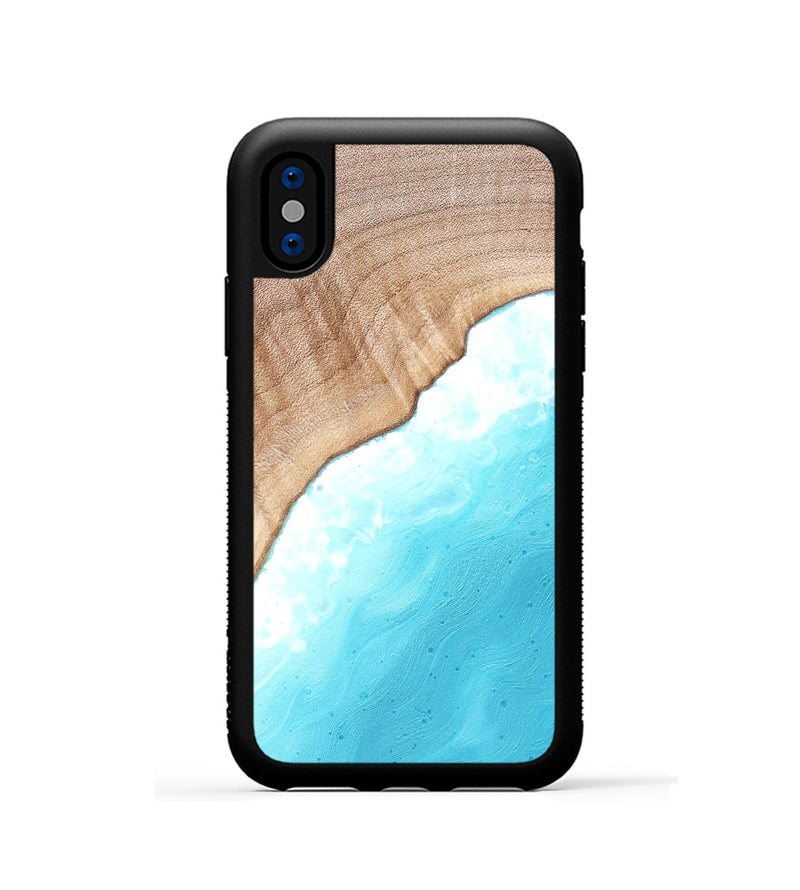 iPhone Xs Wood Phone Case - Sheena (Coastal, 822229)