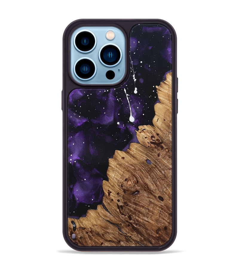 iPhone 14 Pro Max Wood Phone Case - Garnett (Cosmos, 822230)