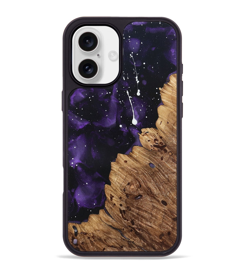 iPhone 16 Plus Wood Phone Case - Garnett (Cosmos, 822230)