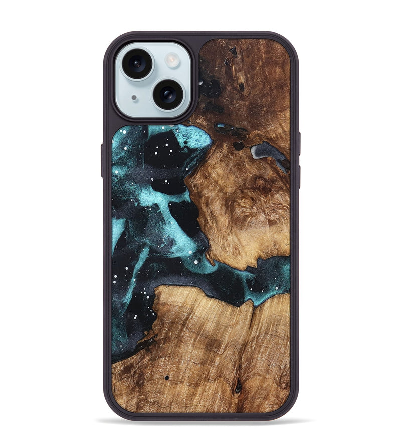 iPhone 15 Plus Wood Phone Case - Audra (Cosmos, 822231)