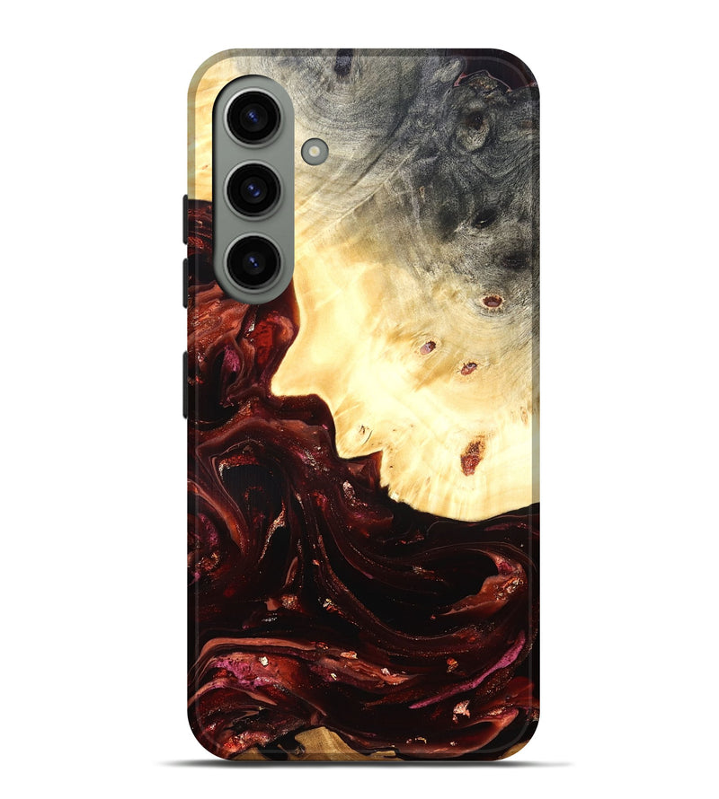 Galaxy S24 Plus Wood Live Edge Phone Case - Brett (Red, 822235)