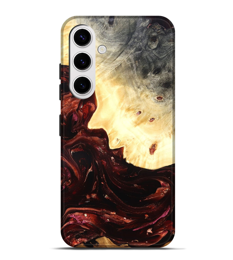 Galaxy S25 Plus Wood Live Edge Phone Case - Brett (Red, 822235)