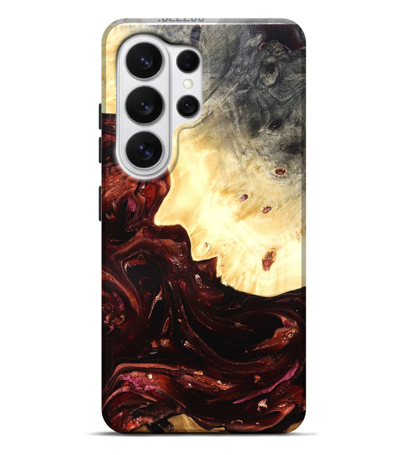Galaxy S26 Ultra Wood Live Edge Phone Case - Brett (Red, 822235)