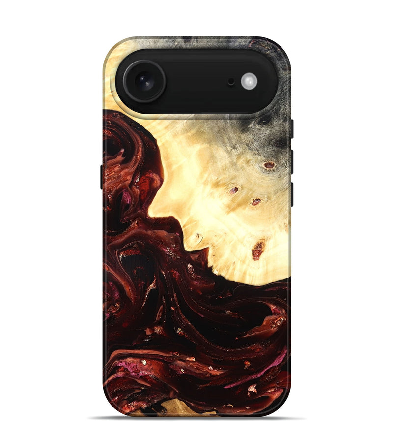 iPhone 17 Air Wood Live Edge Phone Case - Brett (Red, 822235)