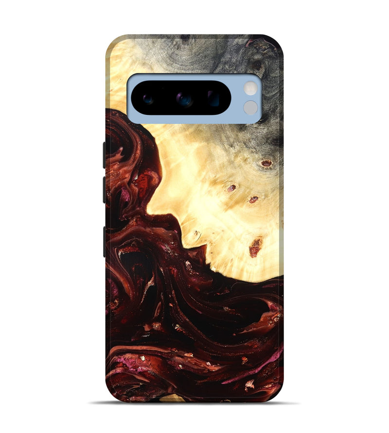 Pixel 8 Pro Wood Live Edge Phone Case - Brett (Red, 822235)