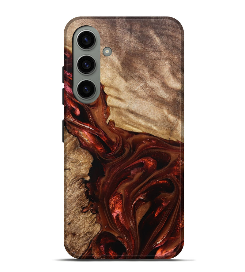 Galaxy S24 Plus Wood Live Edge Phone Case - Ardith (Red, 822236)