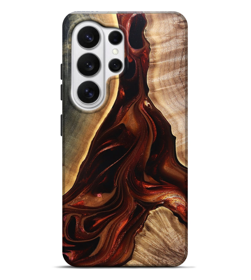 Galaxy S26 Ultra Wood Live Edge Phone Case - Johnnie (Red, 822238)