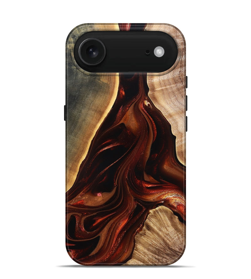 iPhone 17 Air Wood Live Edge Phone Case - Johnnie (Red, 822238)