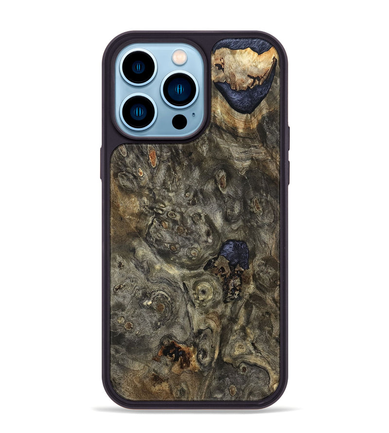 iPhone 14 Pro Max Wood Phone Case - Yandel (Wood Burl, 822247)