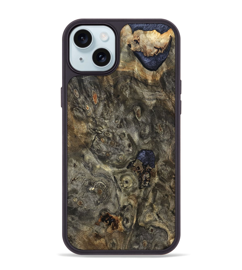 iPhone 15 Plus Wood Phone Case - Yandel (Wood Burl, 822247)