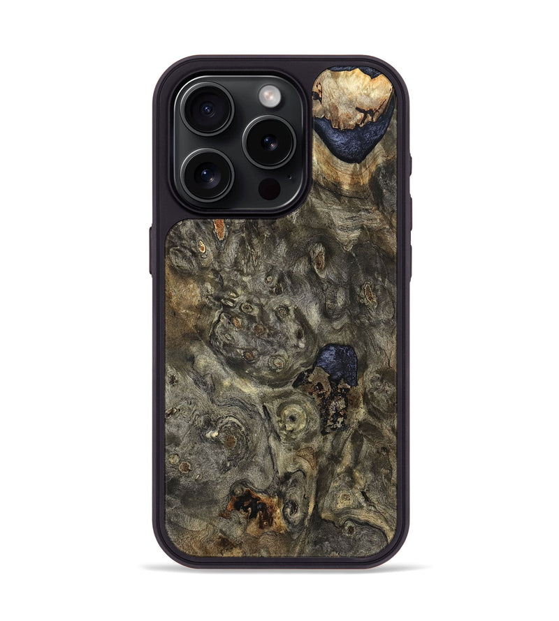 iPhone 15 Pro Wood Phone Case - Yandel (Wood Burl, 822247)