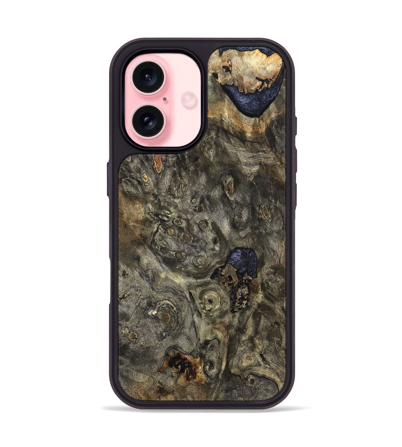 iPhone 16 Wood Phone Case - Yandel (Wood Burl, 822247)